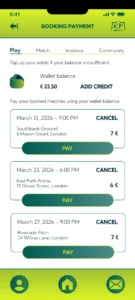 Kick Fun - New BOOKING PAYMENT