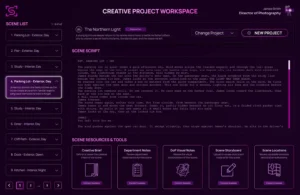 Scenity - Creative Project Workspace